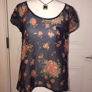 Xhilaration sheer top size S